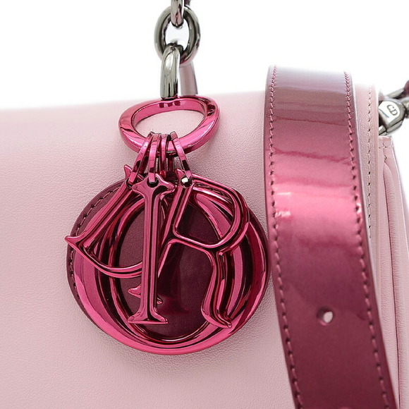 Christian Dior Dior B 2WAY Handbag Leather Pink M0981RFSK - Picture 3 of 7